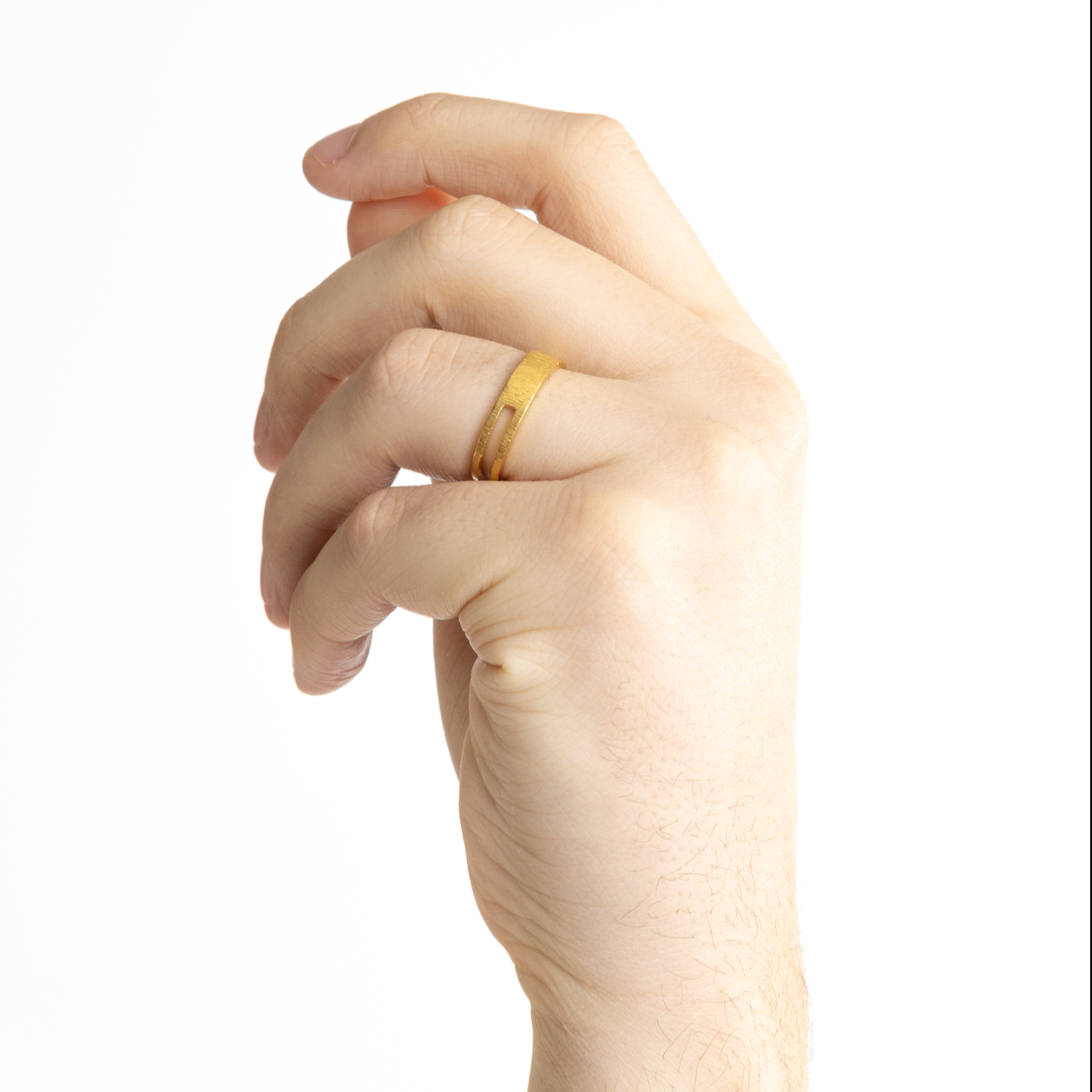 Sam ring - with structured finish