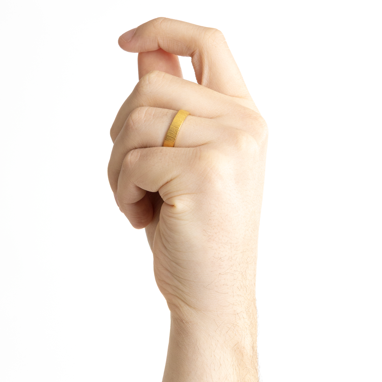 Sam ring - with structured finish