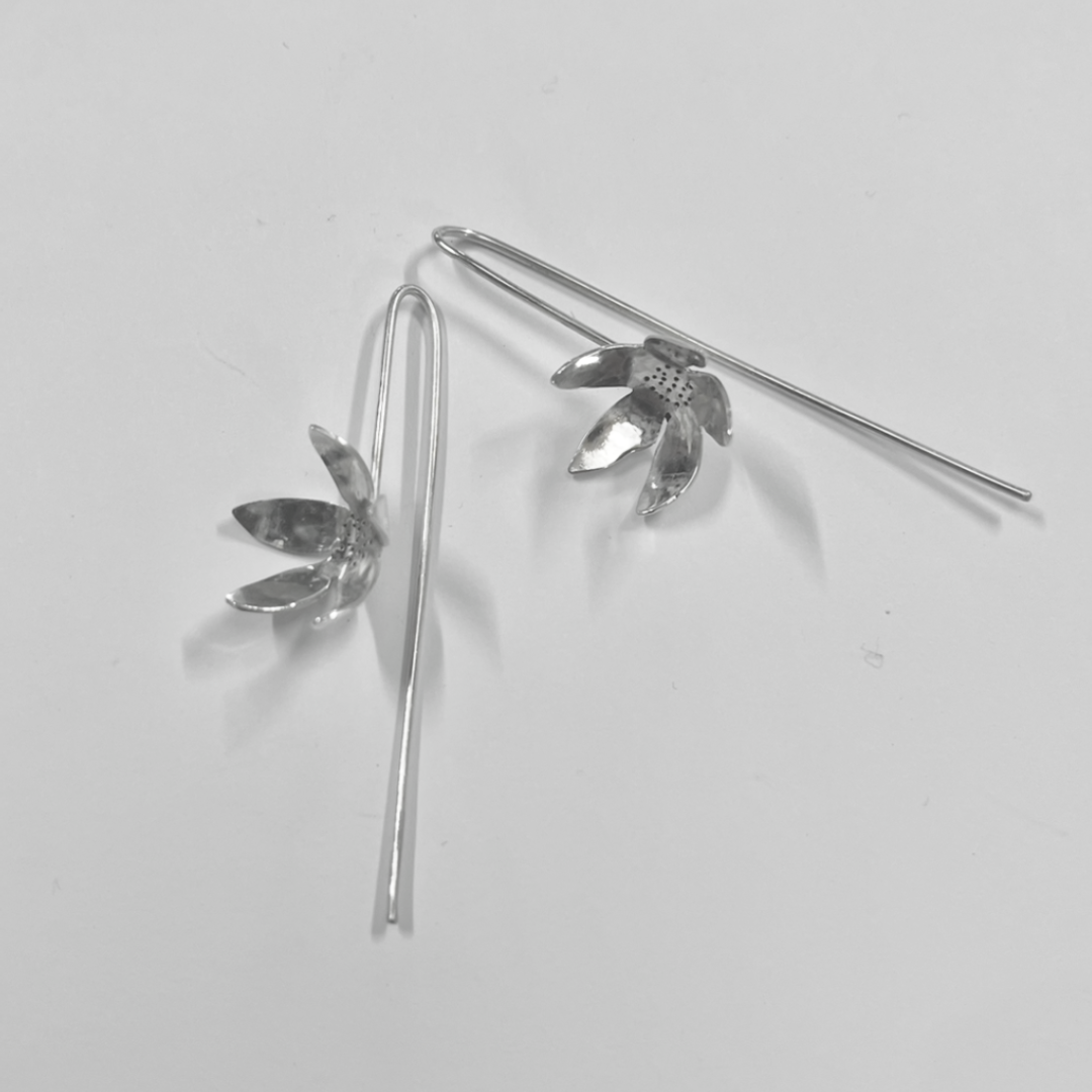 Jewellery workshop - silver statement earrings, on Sunday April 6th